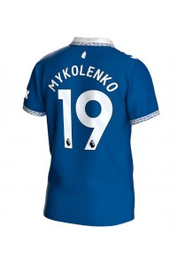 Everton Vitaliy Mykolenko #19 Jalkapallovaatteet Kotipaita 2023-24 Lyhythihainen